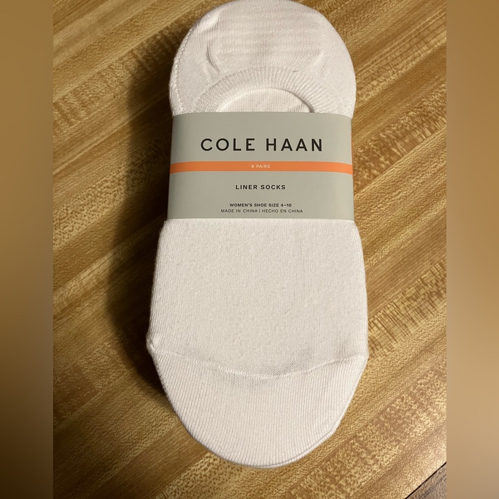 🌸Cole Haan Classic White Liner Socks